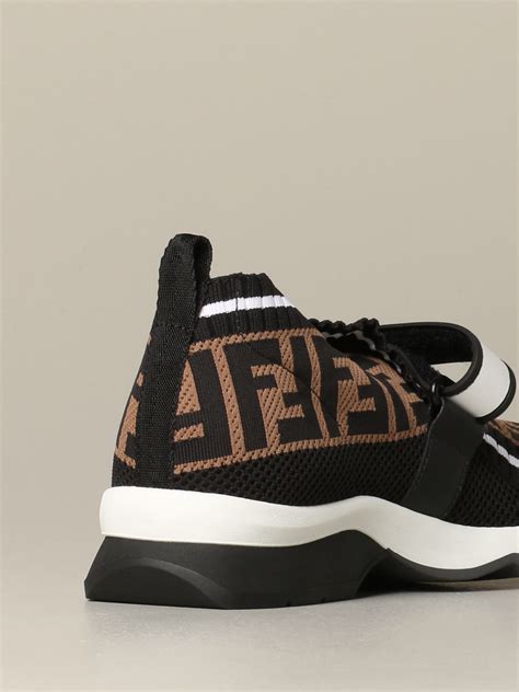 fendi ff motif sneakers|Fendi ff mesh platform sneakers.